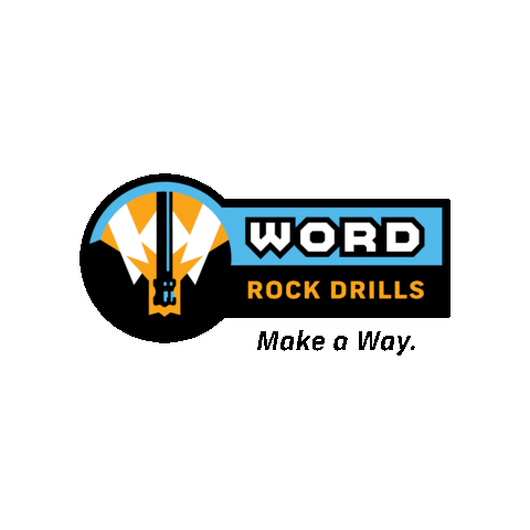 Transparency Sticker by Word Rock Drills