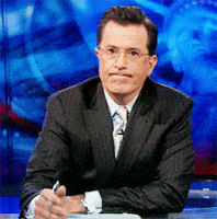 Stephen Colbert Waiting GIF