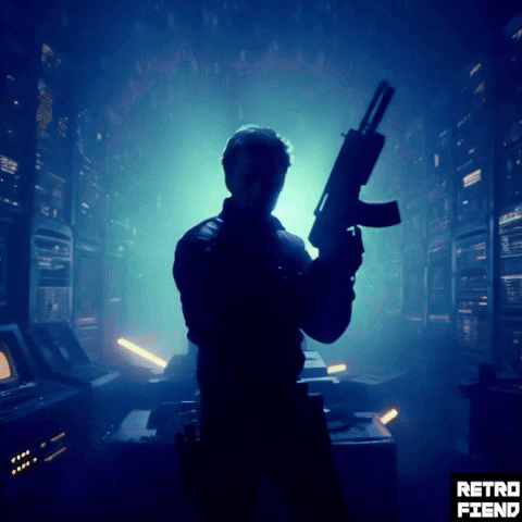 Science Fiction Robot GIF by RETRO-FIEND