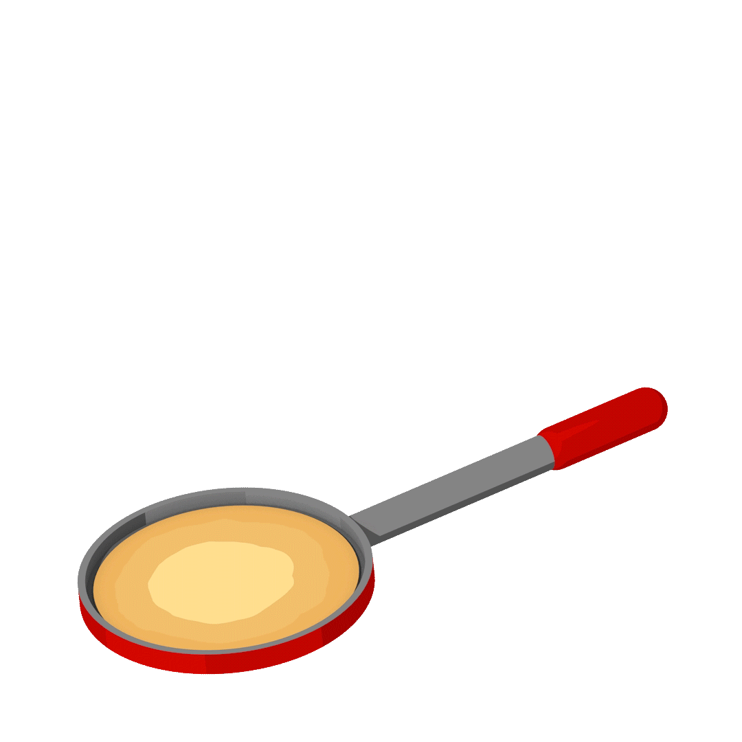 Frying Pan Cooking Sticker by Milk and peppers for iOS & Android GIPHY