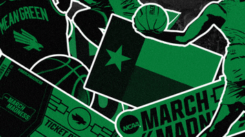 March Madness Basketball GIF by UNT Athletics