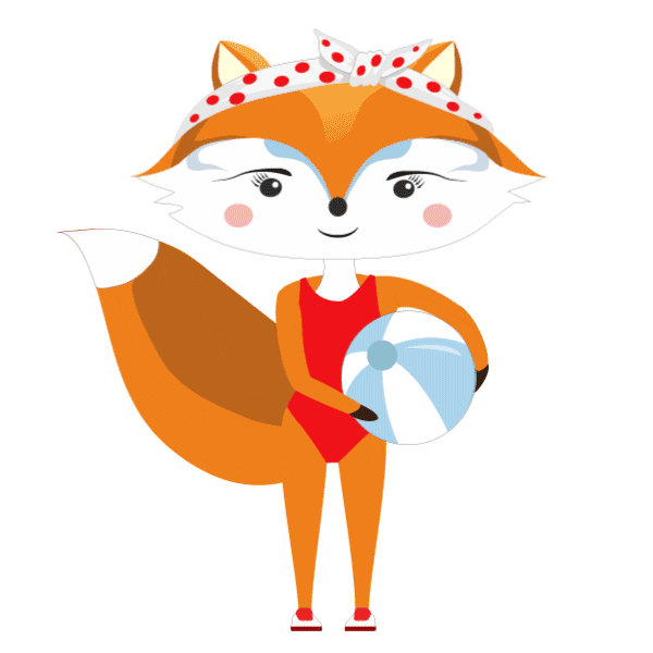 Summer Fox Sticker by Nedlis Company