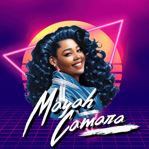 Synth Pop Retro Wave GIF by MayahCamara