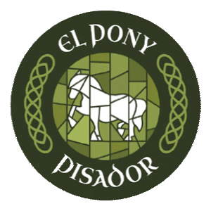 The Lord Of The Rings Horse Sticker by El Pony Pisador