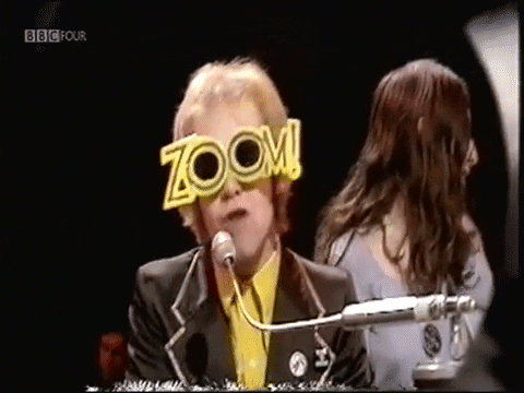 zoom GIF by Elton John