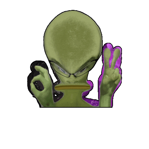 Niche Alien Sticker
