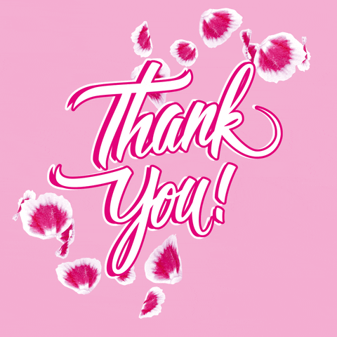 Gracias Bedankt GIF door Pink Kisses