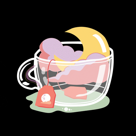 Moon Tea GIF by GladRags