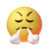 Angry Face Sticker by Emoji