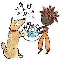 Wash Hands Dog Sticker by Cope Disaster Champions