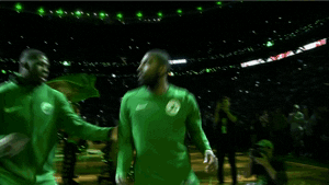 jumping lets go GIF by NBA