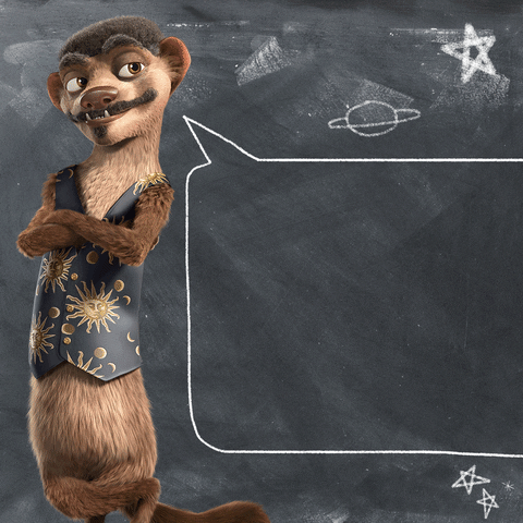 ice age neil debuck weasel... calculating with mind boggling precision. #iceage #collisioncourse #piday GIF by 20th Century Fox