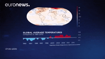 climate change temperatures GIF by euronews
