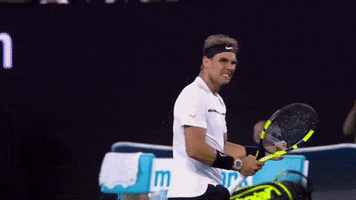 Excited Come On GIF by Australian Open