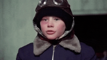 stop talking a christmas story GIF