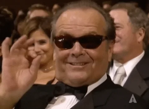 Jack Nicholson Reaction GIF by The Academy Awards