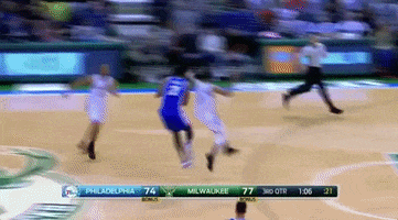 philadelphia 76ers dunk GIF by NBA