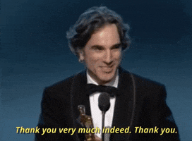Daniel Day Lewis Thank You GIF by The Academy Awards