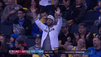 Shocked Golden State Warriors GIF by NBA
