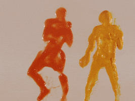 stop motion boxing GIF by brontron