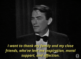 gregory peck acceptance speech GIF by The Academy Awards
