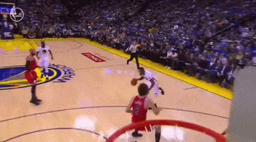 Golden State Warriors Dunk GIF by NBA