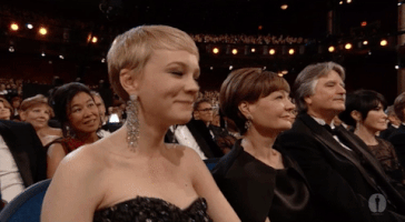 carey mulligan laughing GIF by The Academy Awards