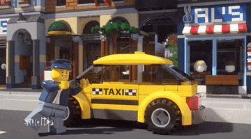 lego city taxi GIF by LEGO