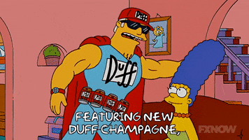 Episode 9 Duff Man GIF by The Simpsons