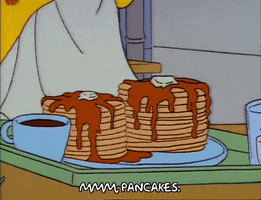 cabin fever pancakes gif