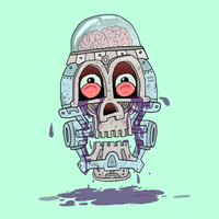 sad robot GIF by GIPHY Studios Originals