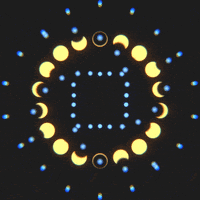 New Moon Blender GIF by SymmetryInChaos