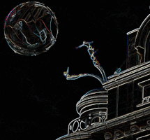 meganjain #bubbles #buildings GIF