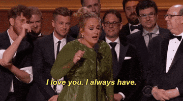 I Love You Adele GIF by Recording Academy / GRAMMYs