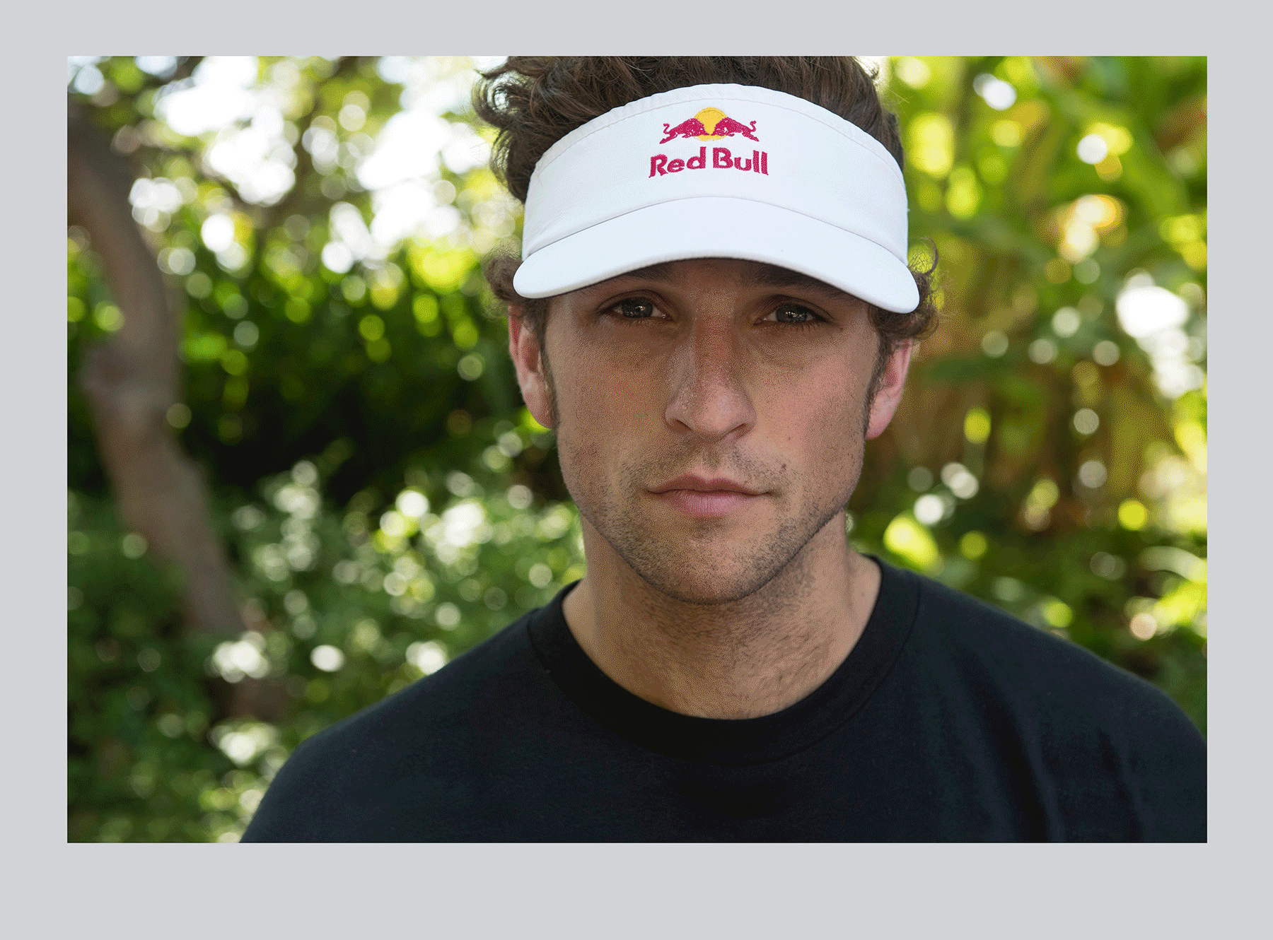 red bull running hat