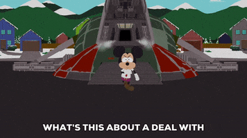 mad mickey mouse GIF by South Park 