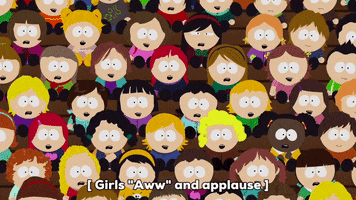 bebe stevens applause GIF by South Park 