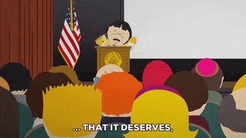 flag speaking GIF by South Park 