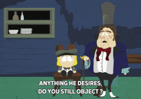 talking top hat GIF by South Park 