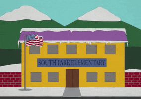 hanging elementary school GIF by South Park 