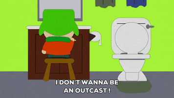 kyle broflovski toilet GIF by South Park 