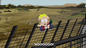 butters stotch jump GIF by South Park 