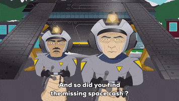 police space ship GIF by South Park 