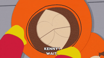 waking kenny mccormick GIF by South Park 