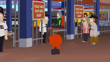 kenny mccormick security GIF by South Park 