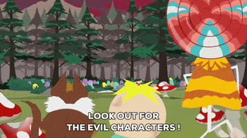 good vs evil forest GIF by South Park 
