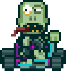 incidentdweezil pixelart tribute kart sideshow Sticker