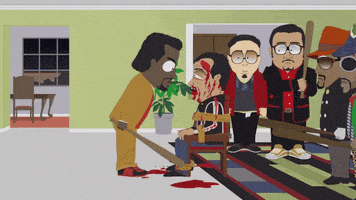 blood kanye GIF by South Park 
