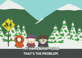 snow tree GIF by South Park 