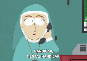 phone nun GIF by South Park 